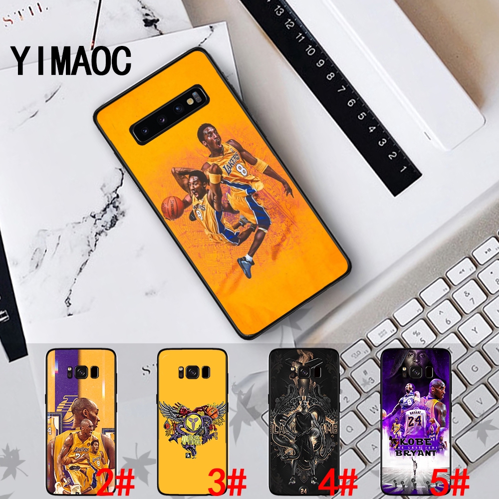 Ốp Điện Thoại Mềm Hình Kobe Và Gigi Cho Samsung S6 S7 Edge S8 S9 S10 Plus 70a