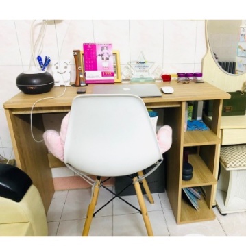 Ghế làm việc Eames chân gỗ sồi ghế văn phòng ghế gỗ phong cách hiện đại nhiều màu Loại 1 chất liệu tốt