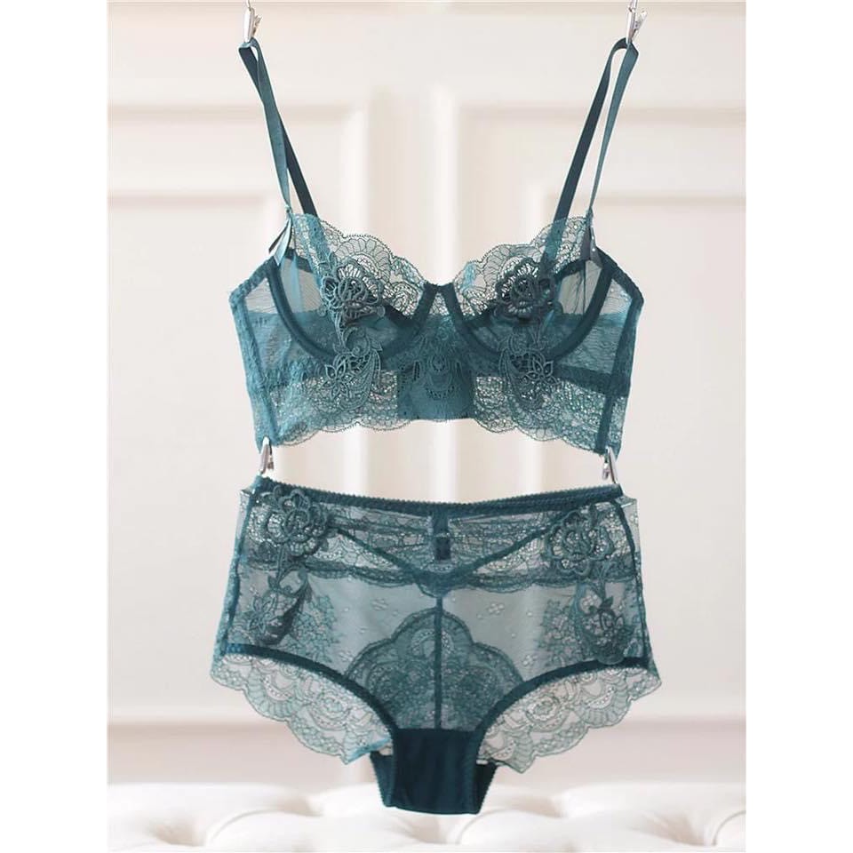 Bộ Đồ Lót Ren Hoa Limerick Rose Không Đệm Có Gọng Quyến Rũ Sexy Mới S053 | BigBuy360 - bigbuy360.vn