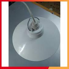 Bộ Chao đèn Chóa đèn nhựa trắng ngoài trời 25cm và đui E27 Kín nước của SOPOKA - B250
