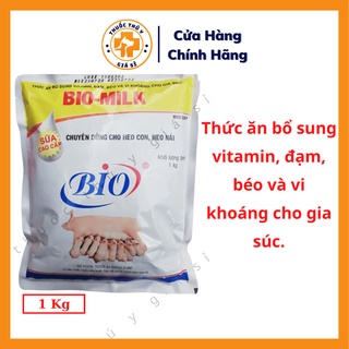Sữa Cao Cấp Cho Gia Súc Bio Milk 1kg, Chăm Sóc Sức Khỏe Cho Chó Mèo Gia Súc