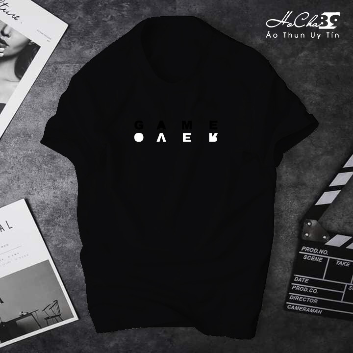 Áo thun Unisex Cao Cấp | GAME OVER - Cotton 4c Siêu Mềm Mịn