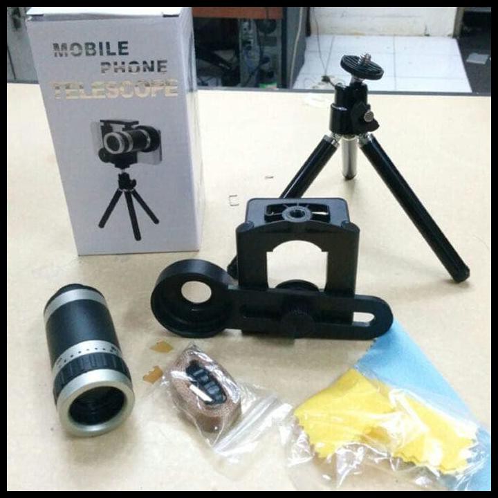 Bộ Ống Kính Zoom 8x + Giá Đỡ Ba Chân + Chân Mini Fistar | BigBuy360 - bigbuy360.vn