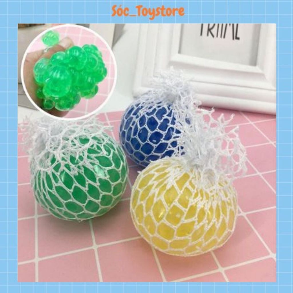Đồ Chơi Quả Bóng Lưới  Đồ Chơi Bóp Bóp Nhiều Màu Sắc Giúp Giải Toả Căng Thẳng