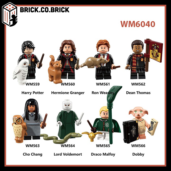 WM6040 (CÓ SẴN) - Shopee Minifigures các nhân vật trong Harry Potter - Đồ chơi Lắp ghép Xếp hình Mini Mô hình.