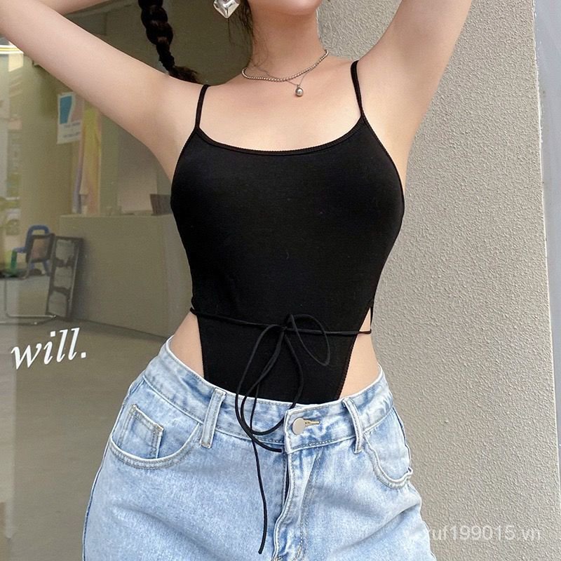 Áo liền quần Sát Nách Lưng Cao Thiết Kế Hở Lưng Quyến Rũ | BigBuy360 - bigbuy360.vn