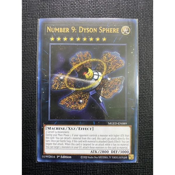 Thẻ bài Number 9: Dyson Sphere-MGED-EN089