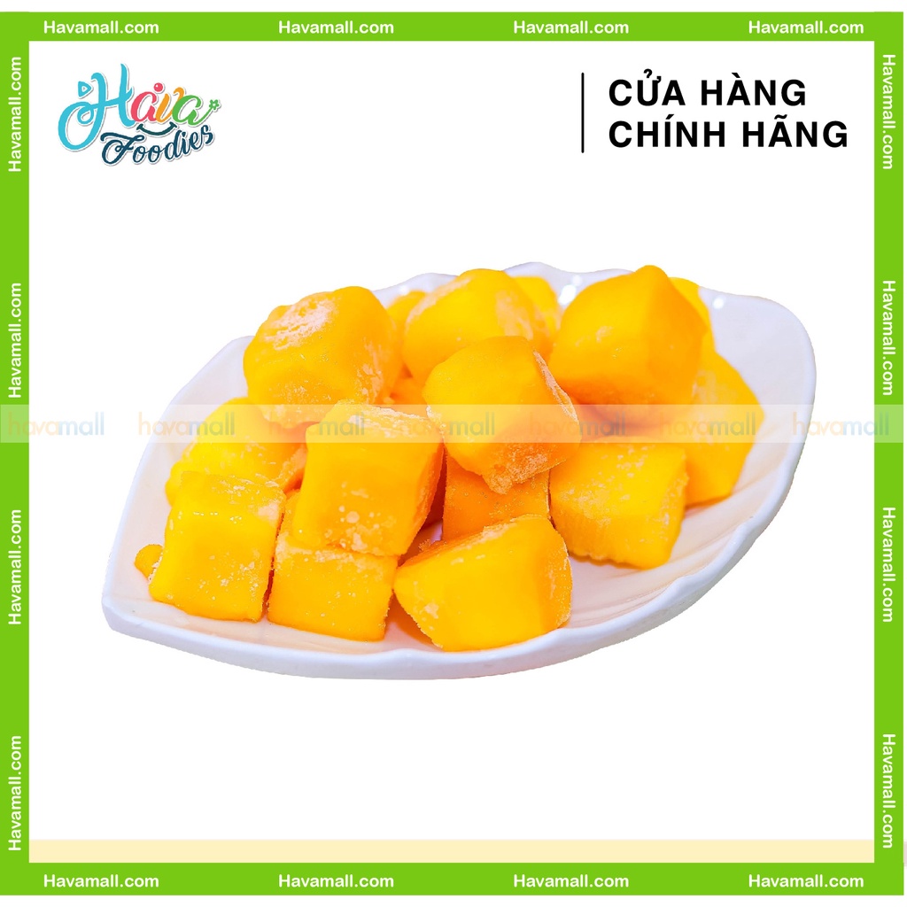 Xoài Cắt Vuông Đông Lạnh ANDROS 600gr - Tặng Kem Phô Mai Hủ 28gr