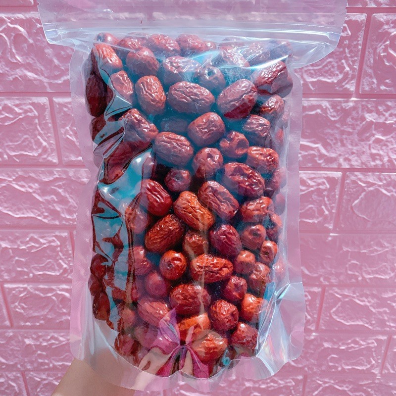 Táo đỏ Tân Cương, táo Tàu đen 1kg táo đỏ to, dày dùng làm trà và nấu ănDược Liệu Quý