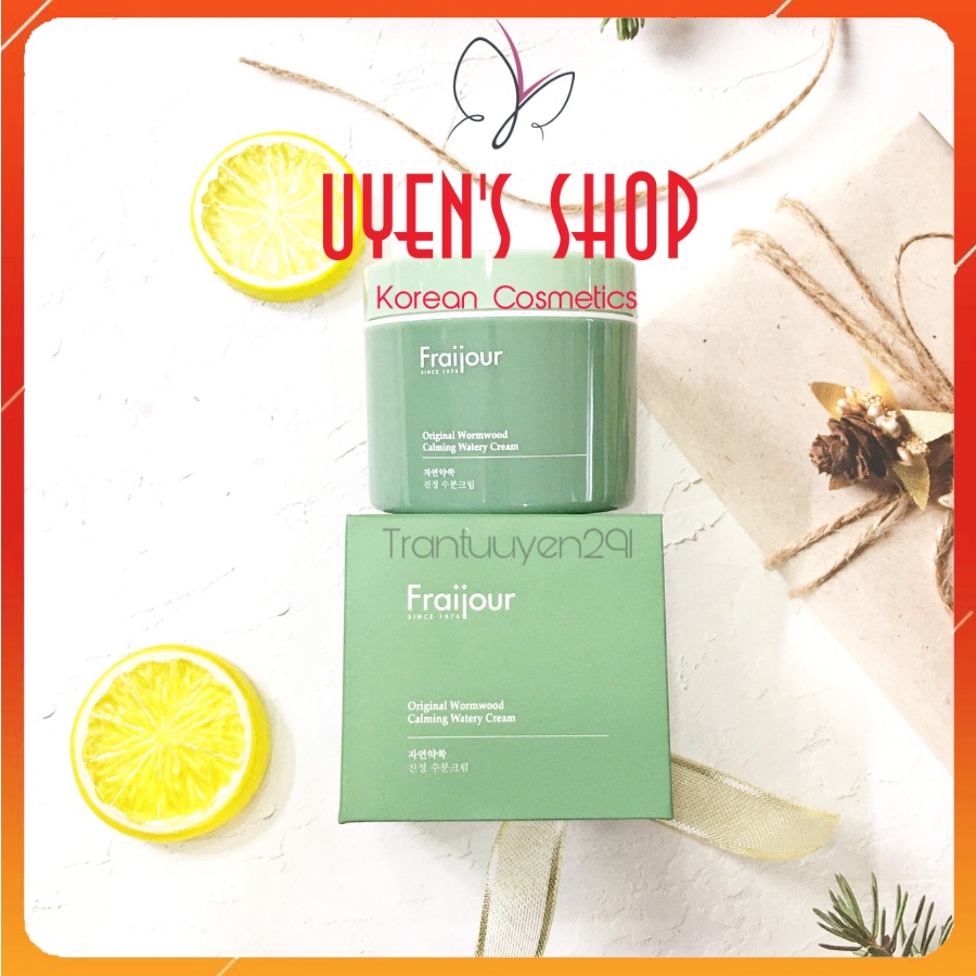 (Mẫu mới) Kem dưỡng thảo mộc Fraijour Original Herb Wormwood Calming Watery Cream