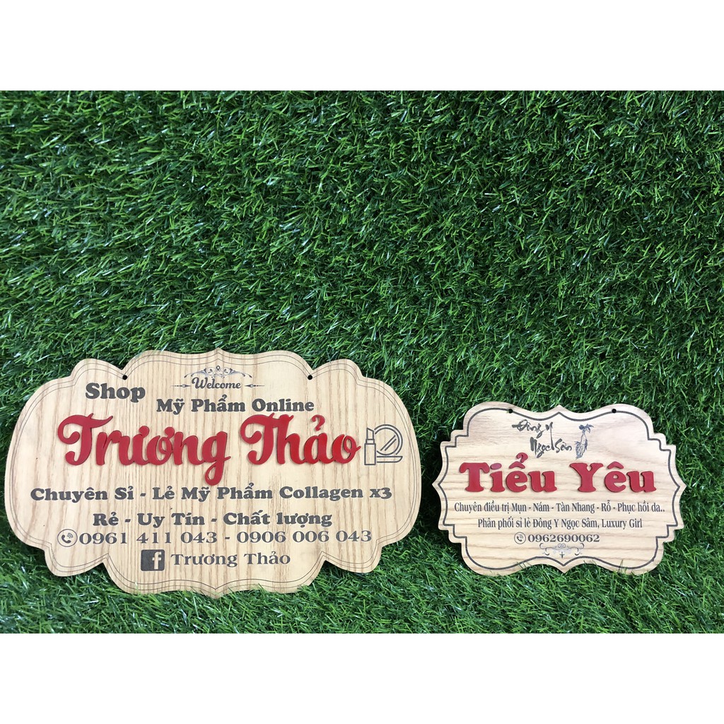 BẢNG HIỆU CHẤT LIỆU GỖ TREO SHOP GIÁ RẺ NHẤT - Phụ kiện chụp ảnh sản phẩm cho shop bán hàng