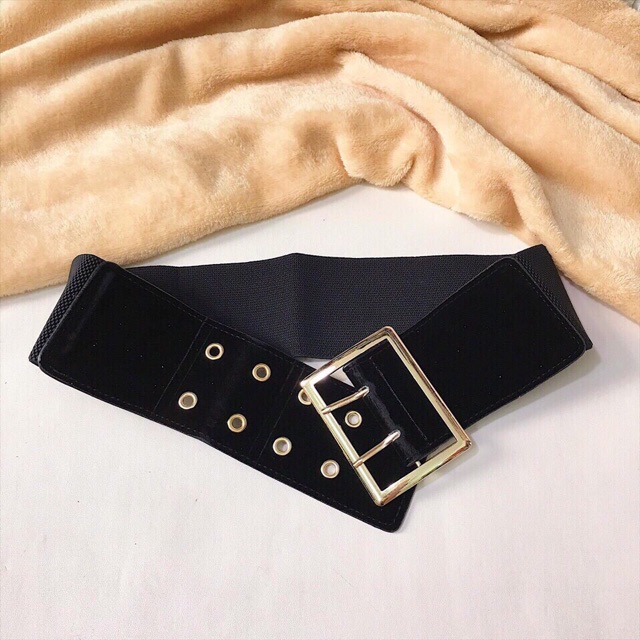 Đai Váy Nhung 7cm , 8 lỗ