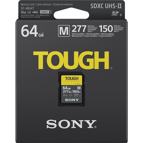 Thẻ nhớ máy ảnh SDXC Sony Tough M 64GB 277/150MB/s