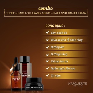 Combo] Giảm nám, tàn nhang, ngăn ngừa lão hóa hiệu quả