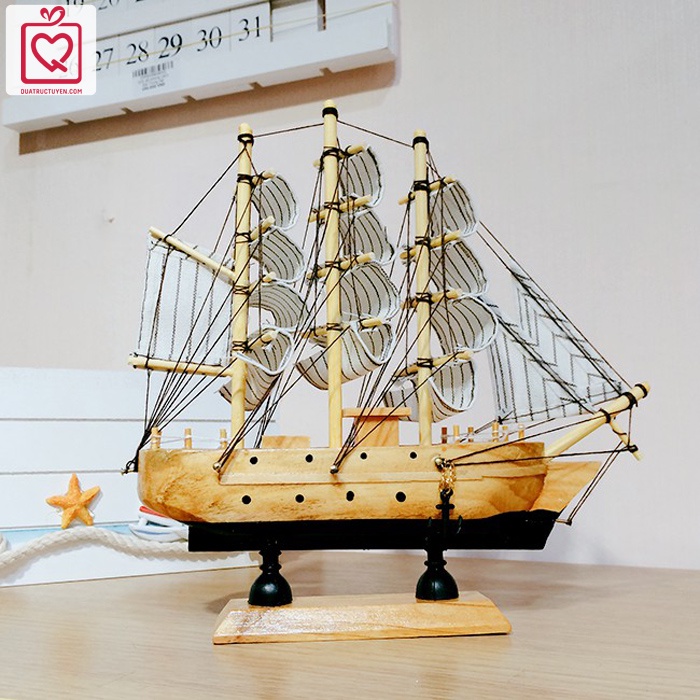 Mô hình thuyền buồm 20C3 - 20cm - Quà tặng sinh nhật, tặng bạn trai, bạn gái, người yêu