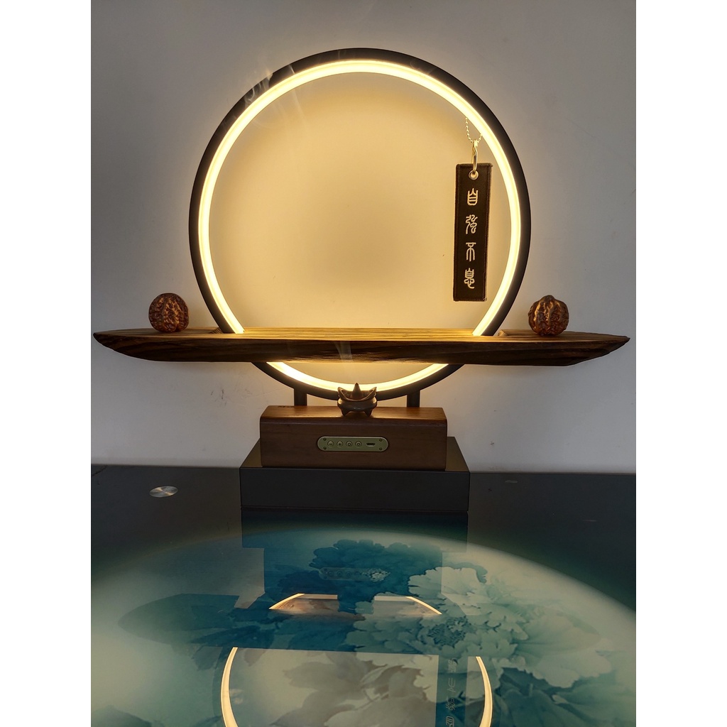 Mô hình đèn led tròn trưng bày thờ cúng decor seup siêu đẹp