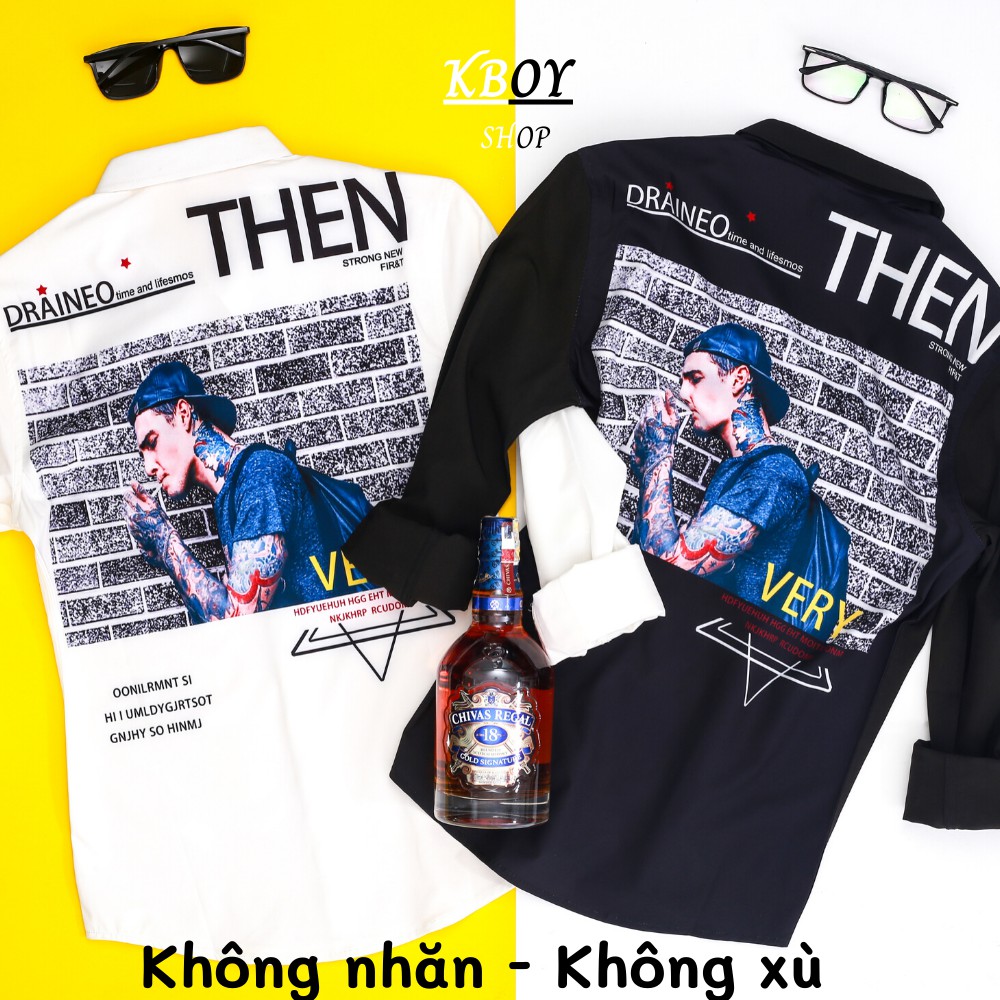 Áo sơ mi nam cổ bẻ hàng Quảng Châu ĐEN/TRẮNG coton 4 chiều - Dễ thoát mồ hôi mềm mịn chống nhăn, xù-3246 | BigBuy360 - bigbuy360.vn