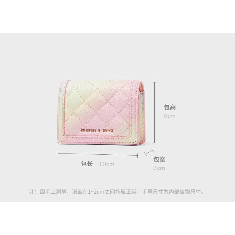 Ví khâu nhỏ 50701179 có dây đeo chéo nhiều ngăn đựng thẻ cho nữ