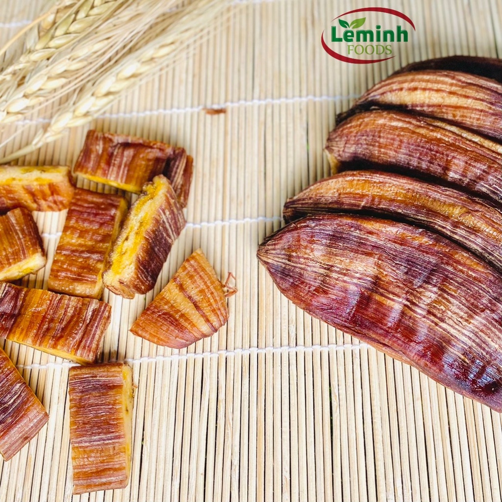 Chuối Sấy Dẻo Không Đường LÊ MINH FOOD - Chuối Hồng Xiêm
