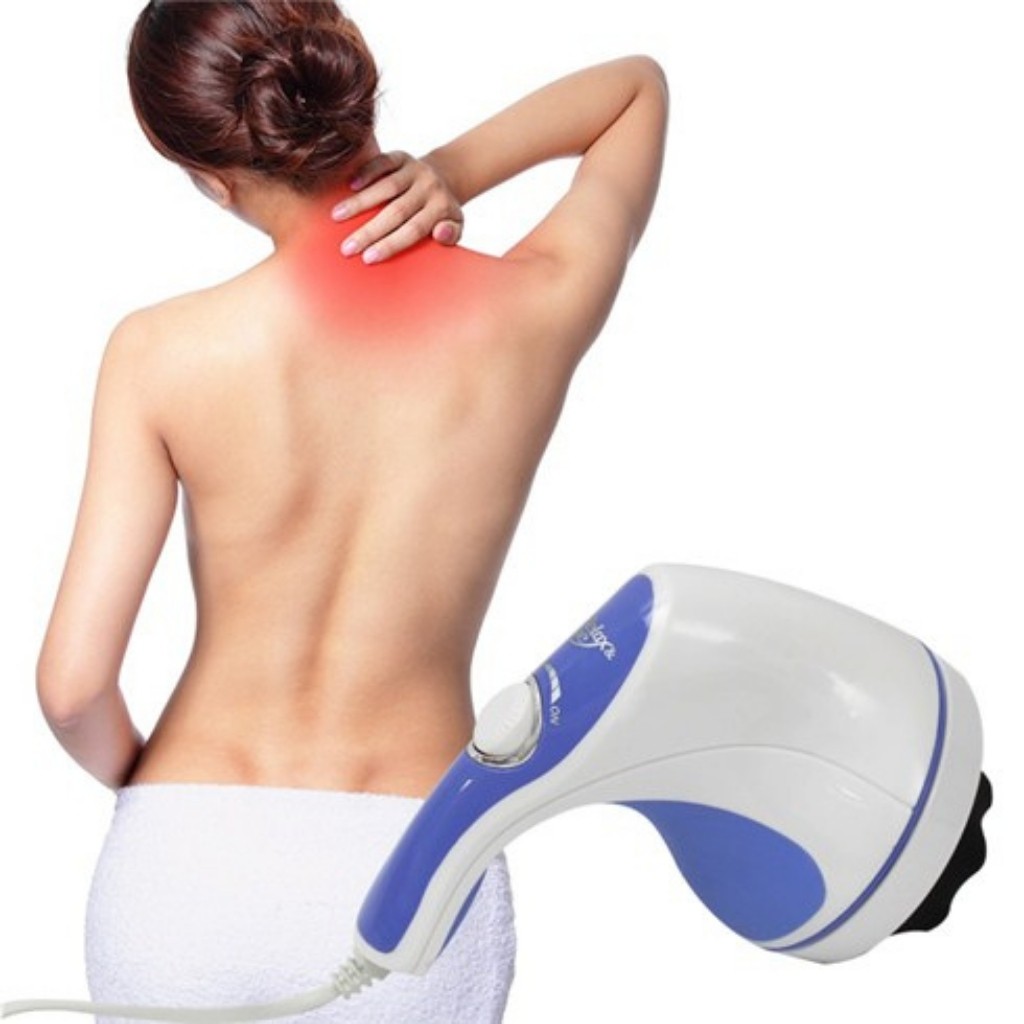 Máy Đấm Lưng Hàn Quốc Massage Cầm Tay 5 Đầu Đánh (Relax) Cao Cấp Giảm Nhức Mỏi, Xả Stress Hiệu