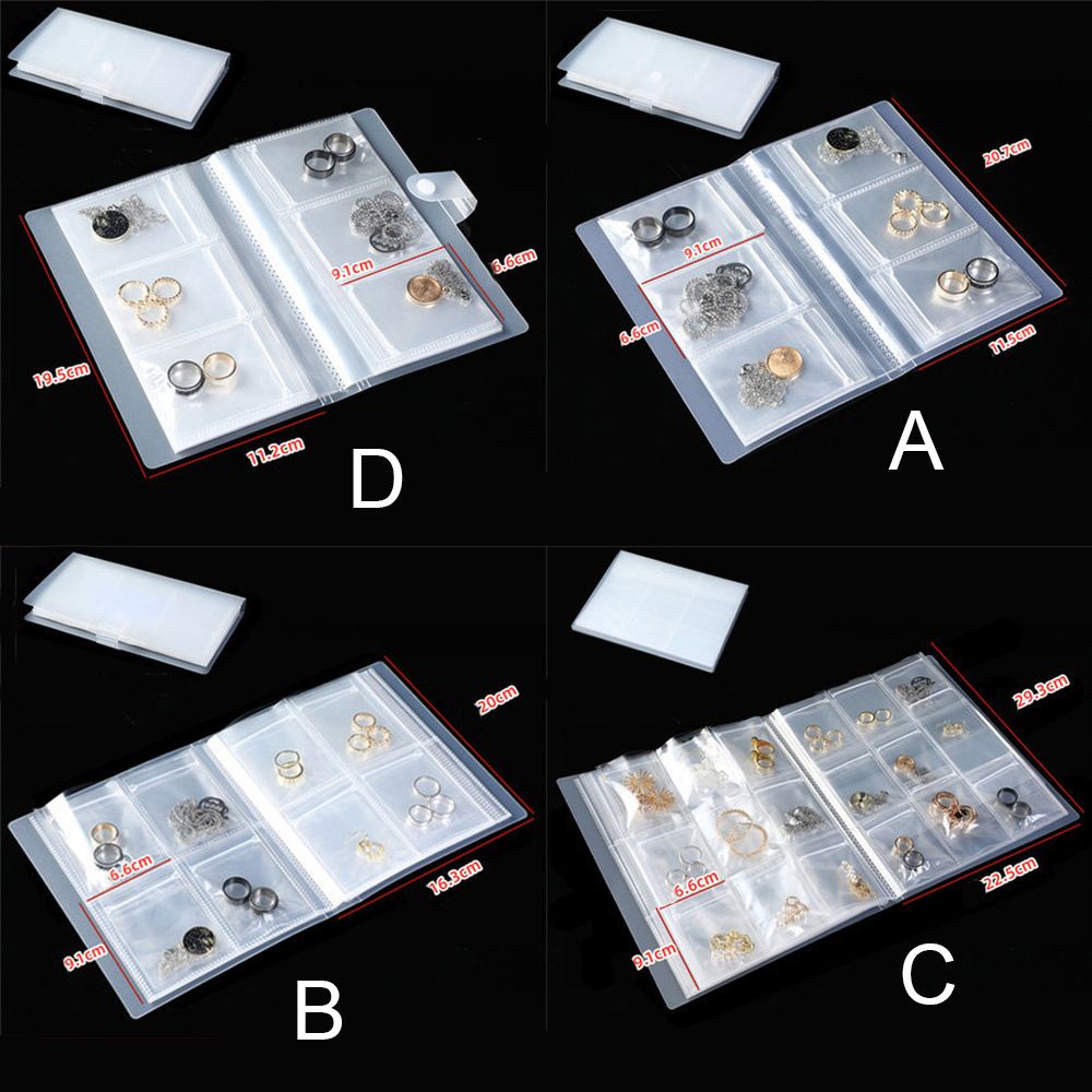 Hộp đựng trang sức hình chữ nhật trong suốt đa năng thanh lịch