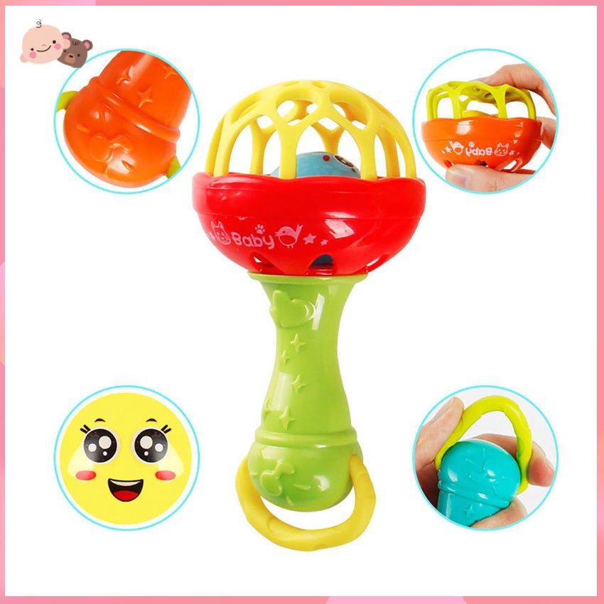 Đồ chơi mềm có chuông vui nhộn cho bé đang mọc răng an toàn