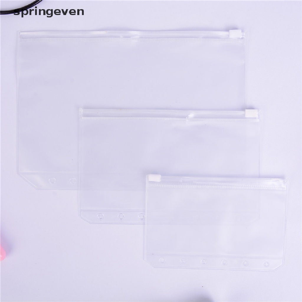 springeven A5/A6/A7 Storage Bag School Office Supply Loose sheet zipper Self-sealing File RFT