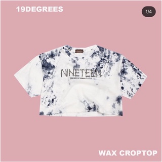 Wax Croptop (Áo Croptop có tay Wax Trắng) // 19DEGREES