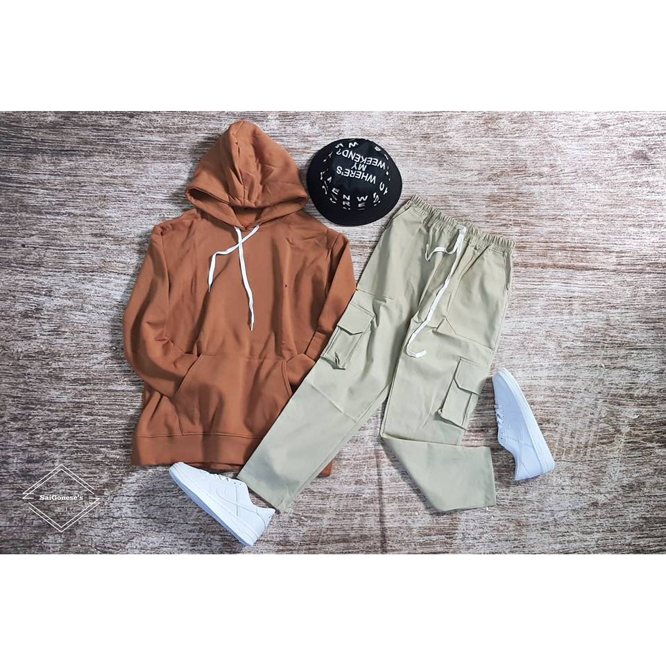 [Mã FASHIONHOTMA hoàn 15% tối đa 30K xu đơn 150K] Quần túi hộp kaki suông unisex | BigBuy360 - bigbuy360.vn