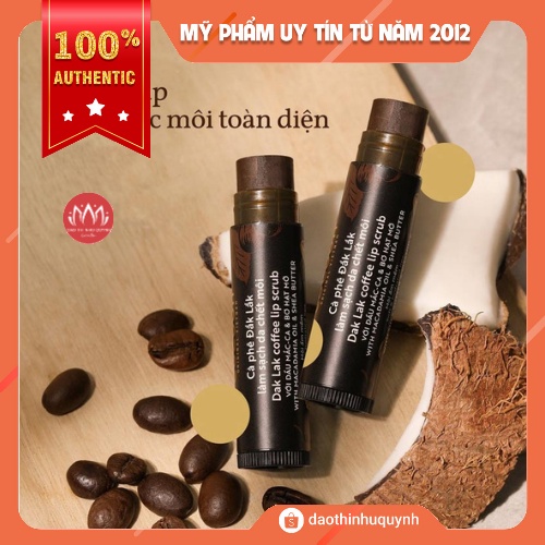 Tẩy Tế Bào Chết Môi Chiết Xuất Cà Phê Đắk Lắk The Cocoon Dak Lak Coffee Lip Scrub 5g