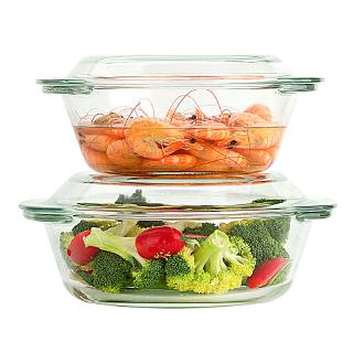 Tô thủy tinh chịu nhiệt cao có nắp chất lượng cao tiện lợi dễ sử dụng