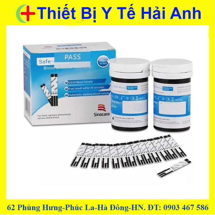 Que Thử Đường Huyết, Tiểu Đường Sinocare Safe-AcuCHECK