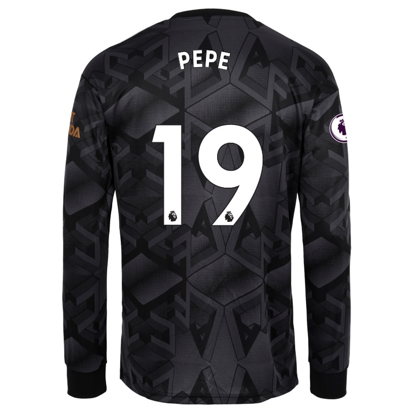 Áo Thun Bóng Đá Tay Dài NP2 22 / 23 Arsenal Away Pepe Saka Smith Rowe Jesus Xhaka Plus Size PN2