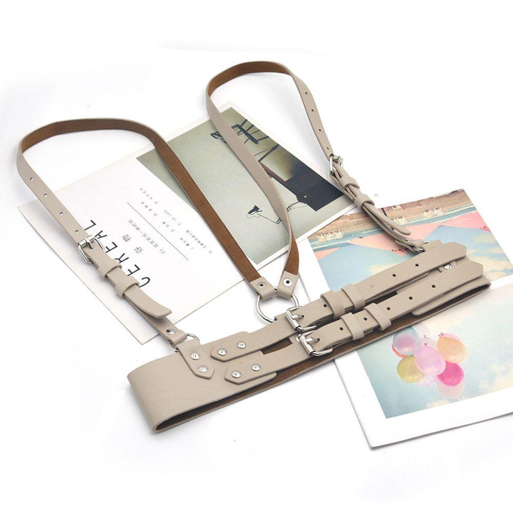 DANES Dây Nịt Da Pu Phong Cách Harajuku Thời Trang Nữ Cá Tính