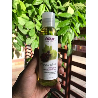 Dầu hạt nho NOW SOLUTIONS GRAPESEED OIL