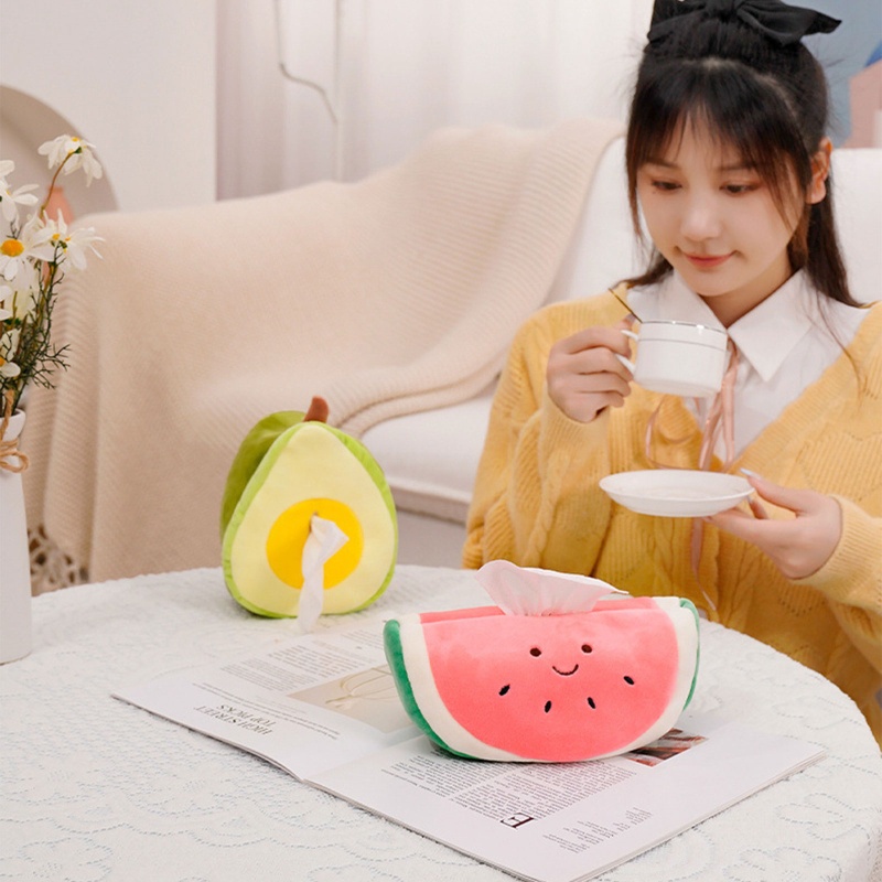 Giá Đỡ Khăn Giấy Bằng Bông Gắn Sau Lưng Ghế Xe Hơi