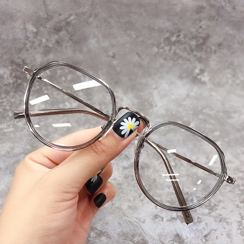 Mắt kính gọng kim loại chống ánh sáng xanh thời trang cho nam và nữ