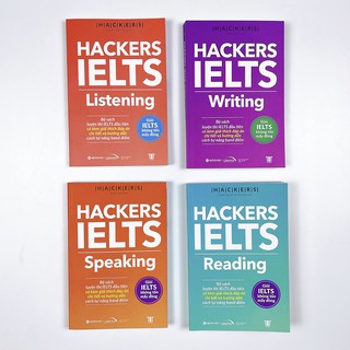Sách - Combo Hacker IELTS (Bộ 4 Cuốn BẢN QUYỀN)