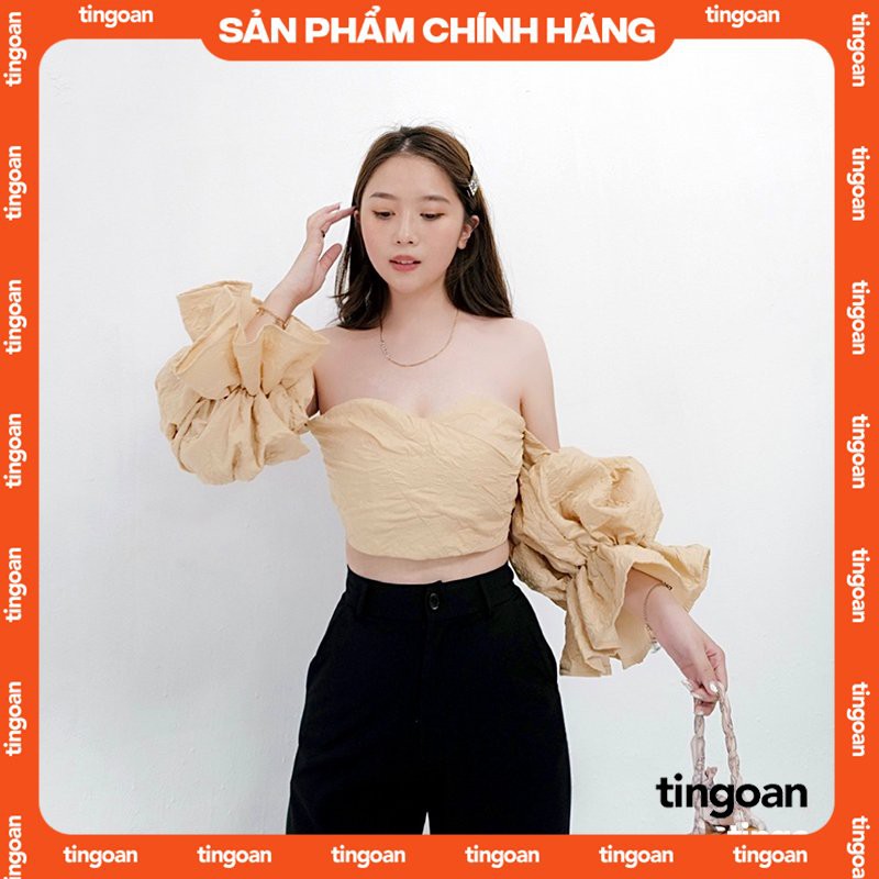 Áo trễ vai tay rời nude AUDREY OFF/ND