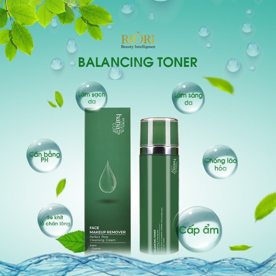 Nước hoa hồng RIORI BALANCING TONER 120G (loại cao cấp chai xanh) | BigBuy360 - bigbuy360.vn