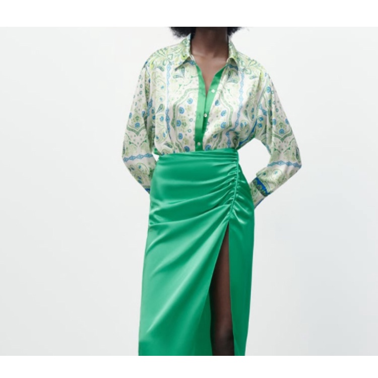 Zara Áo Sơ Mi Tay Dài In Họa Tiết Thời Trang Mùa Hè Dành Cho Nữ 22 7516252