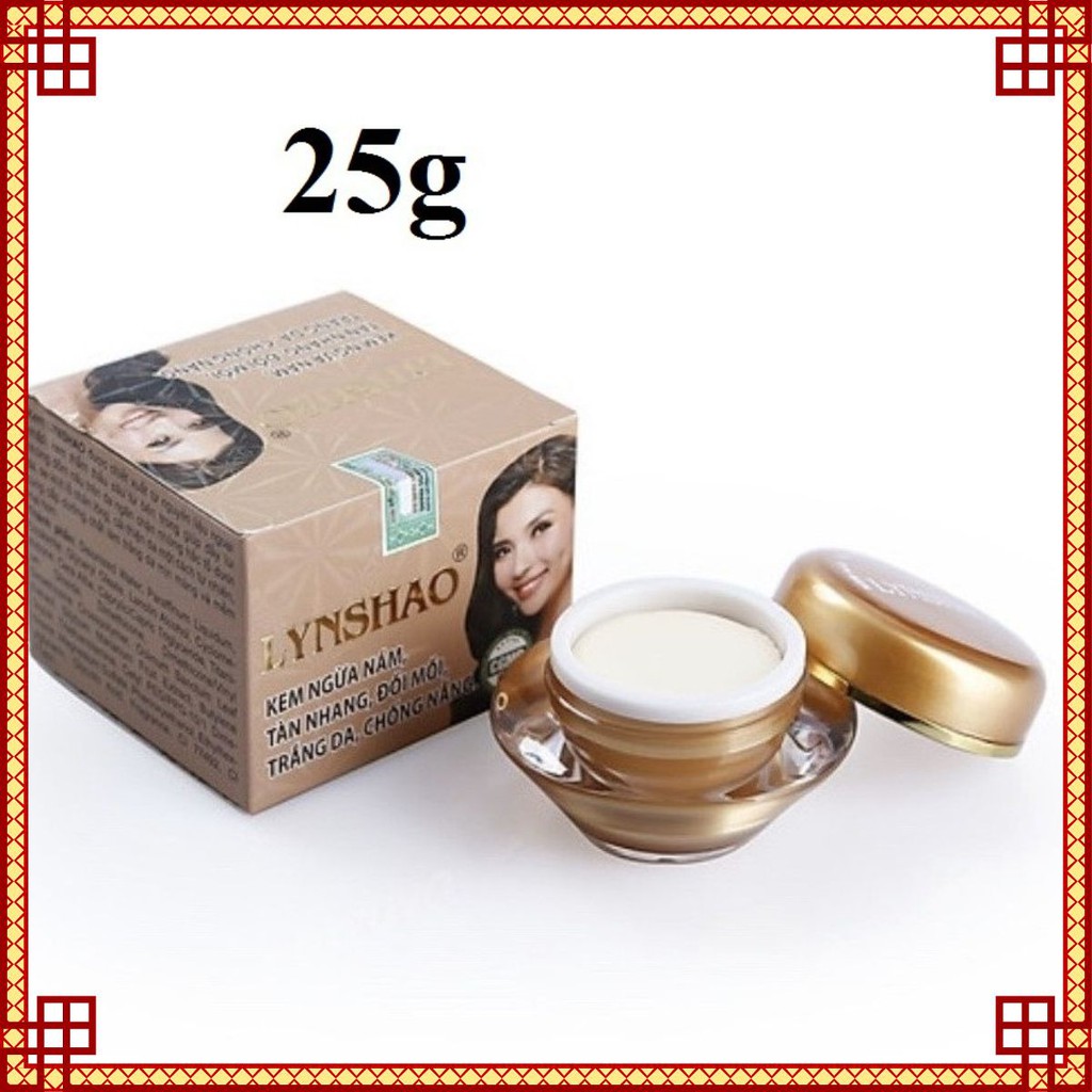 KEM NGỪA NÁM - TÀN NHANG - ĐỒI MỒI - TRẮNG DA - CHỐNG NẮNG LYNSHAO 25g (HÀNG CHÍNH HÃNG)