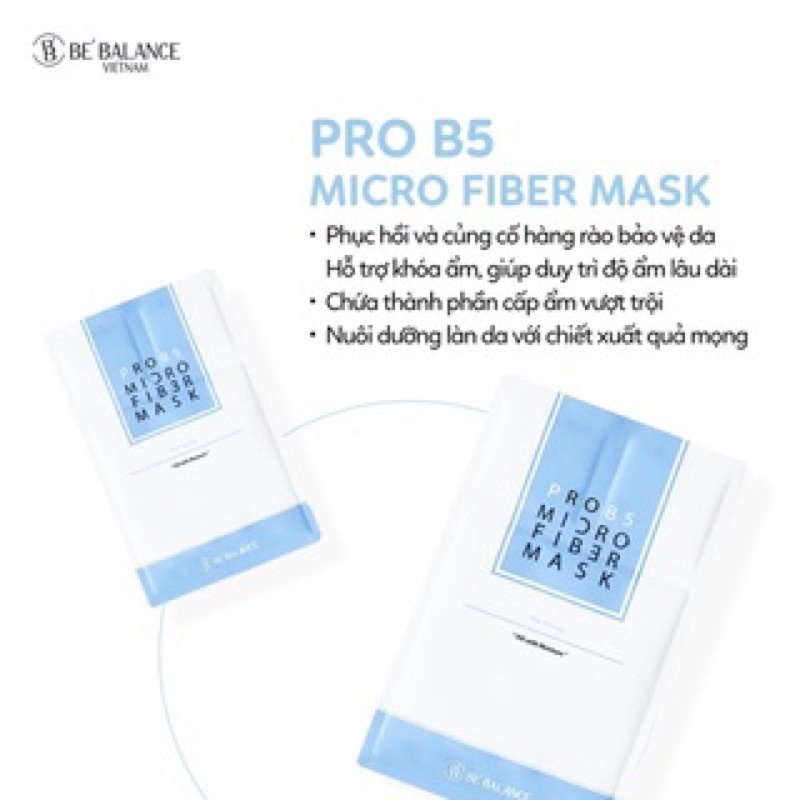 Mặt Nạ Sợi Micro Fiber Be'Balance