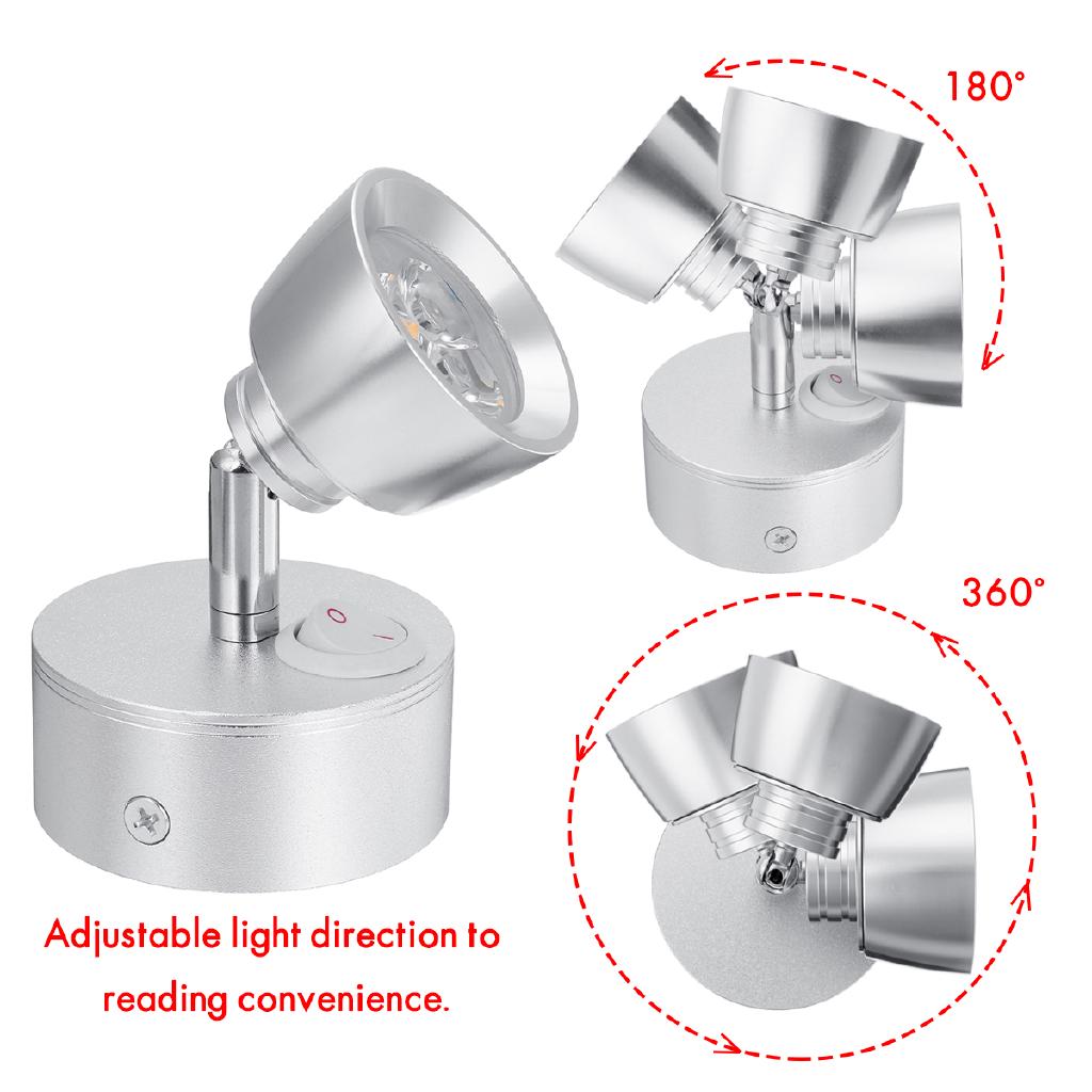Đèn Đọc Sách 12-220V 3W Led Đẹp Mắt