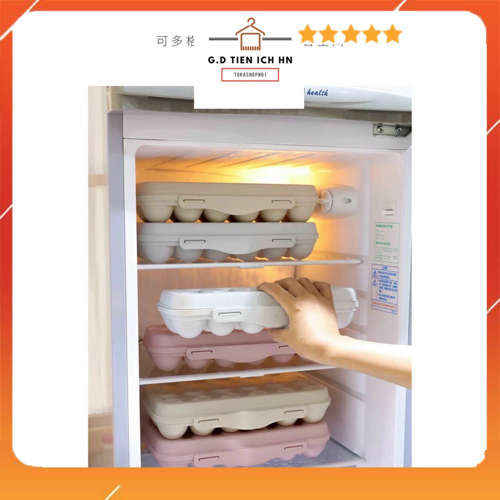 Hộp khay nhựa đựng trứng 12 quả, có nắp chống đổ, nhựa an toàn cho sức khỏe
