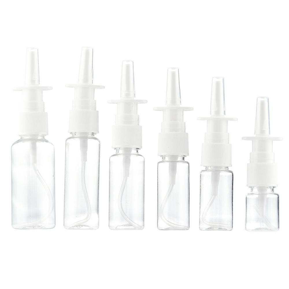 『BSUNS』 New Empty Plastic Bottles Nose Medical Packaging Nasal Spray Pump White Health Refillable Mist Sprayer