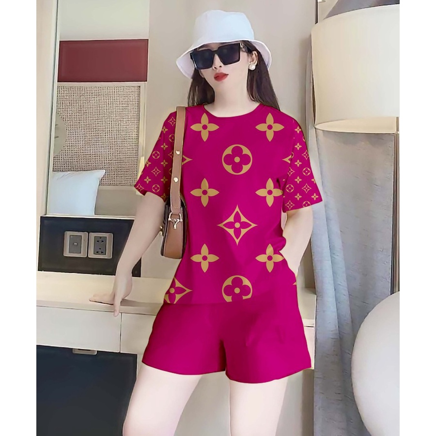 Set bộ lụa latinh in 3d cao cấp S06- Lady Fashion
