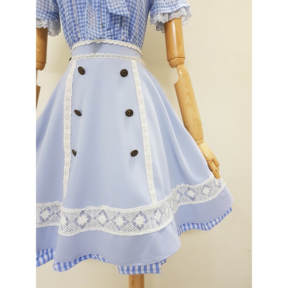 Set áo phối váy Axes Femme