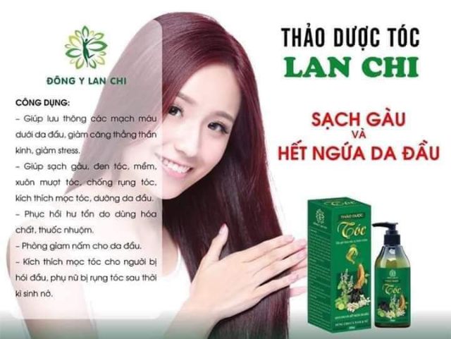Dầu gội thảo dược lan chi