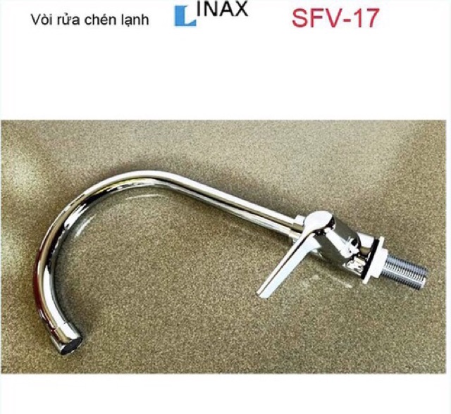 Vòi rửa chén bát inax SFV-17, vòi quay rất nhẹ độ bền cao - hàng chính hãng